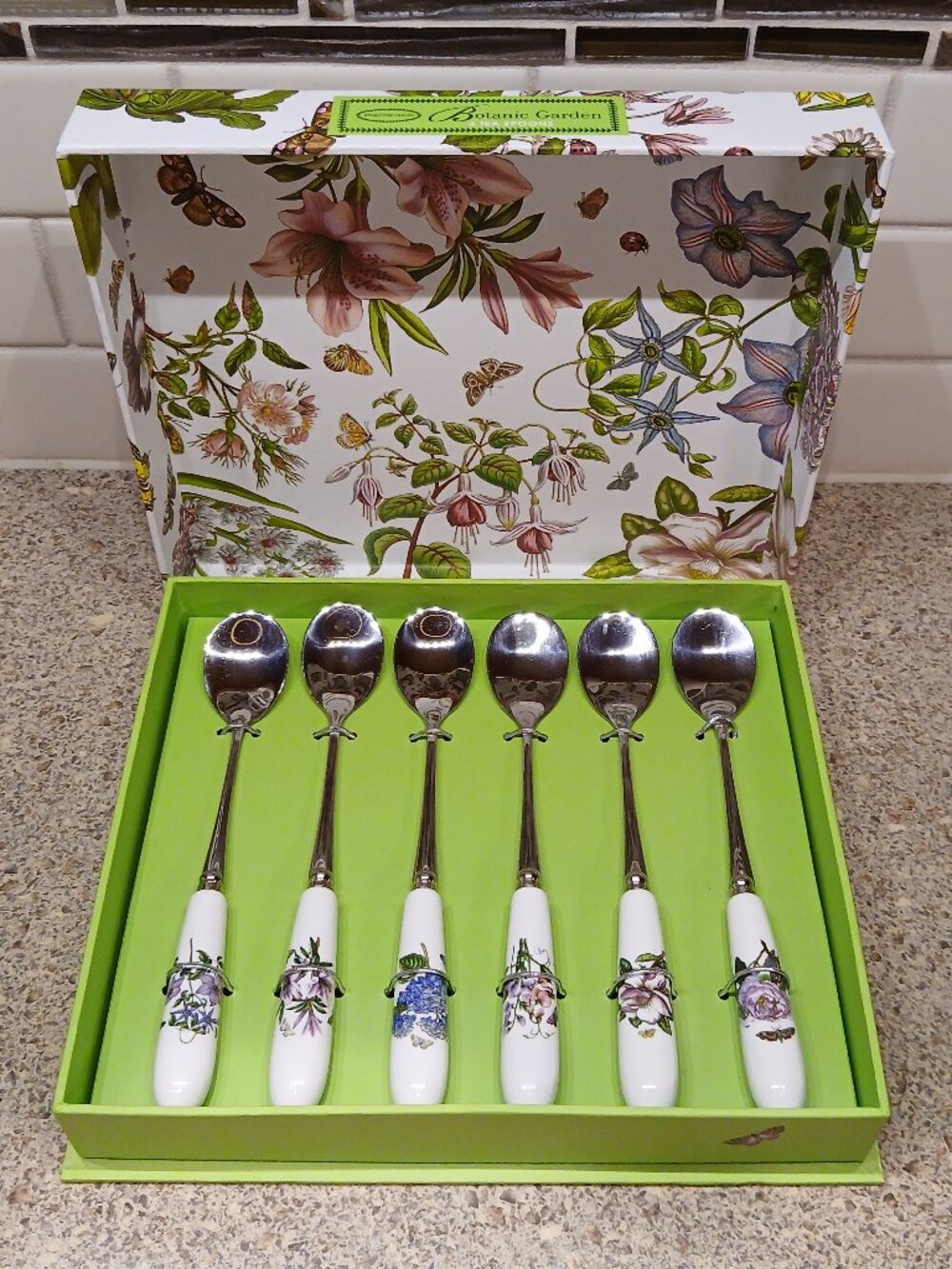 Portmeirion Botanic Garden Set of 6 Teaspoons